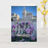 Blumen der Stadt Hall in Brooklyn, NY Karte (Gelbe Blume)