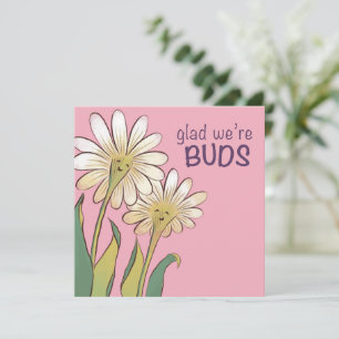 Blumen des besten Freundes zum Valentinstag Feiertagskarte