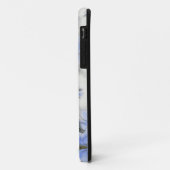 Blumen des Blaus Case-Mate iPhone Hülle (Hinten/Links)