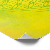 Blumen des Lebens Poster (Ecke)
