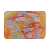 Blumen des Sommers Badematte (Vorderseite)