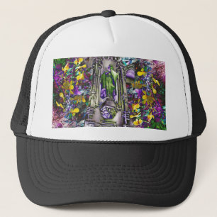 Blumen des Übels Truckerkappe