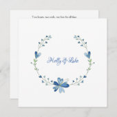 Blumen Design in for Blue zu Spring Outdoor Event (Vorne/Hinten)