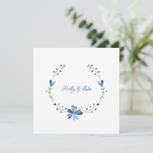 Blumen Design in for Blue zu Spring Outdoor Event (Stehend Vorderseite)