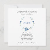 Blumen Design in for Blue zu Spring Outdoor Event (Rückseite)