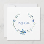 Blumen Design in for Blue zu Spring Outdoor Event (Vorderseite)