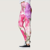 Blumen-Design-Leggings Leggings (Links)