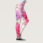 Blumen-Design-Leggings Leggings (Rechts)