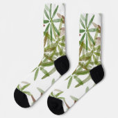 Blumen-Design-Socken Socken (Linkes Detail)
