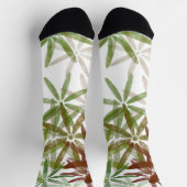 Blumen-Design-Socken Socken (Oben)
