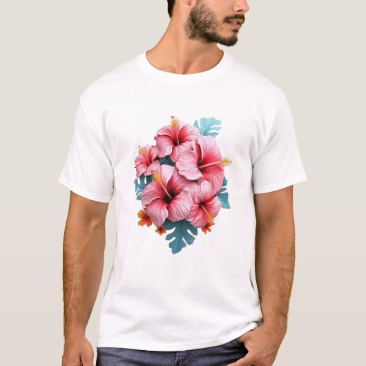 BLUMEN DESIGN T-SHIRT (Vorderseite)
