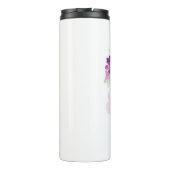 Blumen-Design-Tasse 🌺 Thermosbecher (Rückseite)