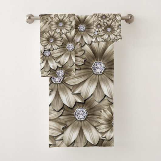 Blumen Diamonds Badetuch Set (Insitu)
