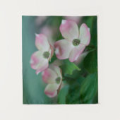Blumen | Dogwood-Blüten Wandteppich (Vorderseite)