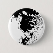 Blumen-Doodle Button (Vorderseite)