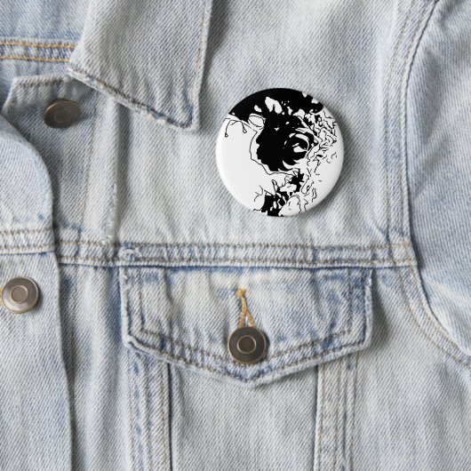 Blumen-Doodle Button (Beispiel)