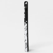 Blumen-Doodle Case-Mate iPhone Hülle (Hinten/Links)