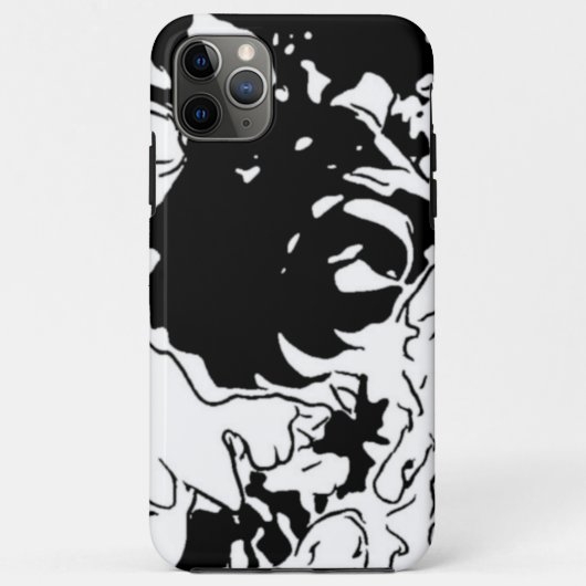 Blumen-Doodle Case-Mate iPhone Hülle (Rückseite)