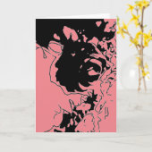Blumen-Doodle Karte (Gelbe Blume)