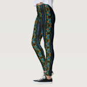 Blumen-Doodle Leggings (Links)