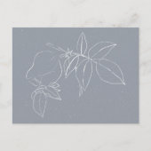 Blumen-Doodle  Postkarte (Vorderseite)