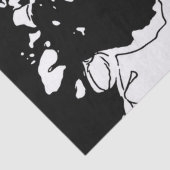 Blumen-Doodle Seidenpapier (Ausschnitt)