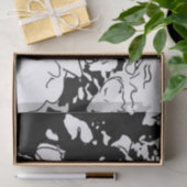Blumen-Doodle Seidenpapier (Geschenk)