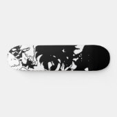 Blumen-Doodle Skateboard (Horizontal)
