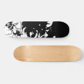Blumen-Doodle Skateboard (Horizontal)