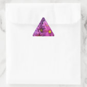 BLUMEN DREIECKIGER AUFKLEBER (Tasche)