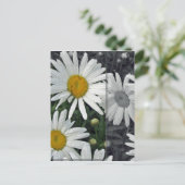 Blumen durch den See - Gänseblümchen Postkarte (Stehend Vorderseite)