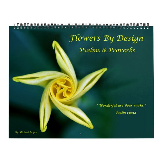 Blumen durch Entwurf - Psalm-und Kalender (Titelbild)