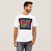Blumen durch Fraktale T-Shirt (Vorne ganz)