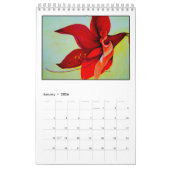 Blumen durch Kalender Rachel Lowry 2018 (Jan 2026)
