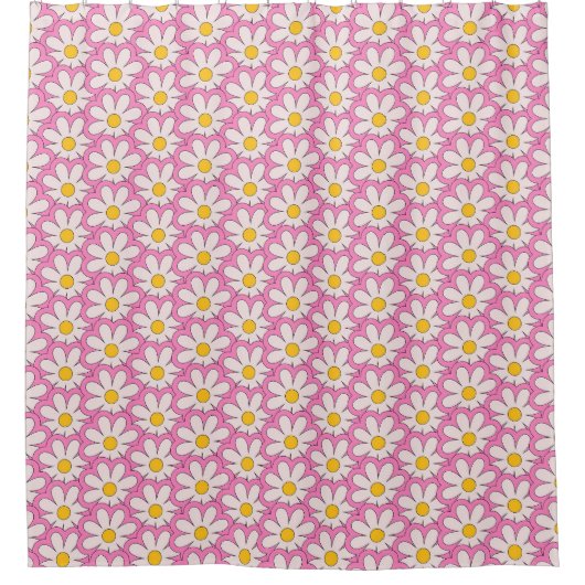 Blumen Duschvorhang (Vorderseite)