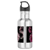 Blumen Edelstahlflasche (Rückseite)