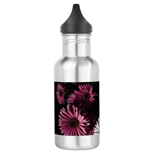 Blumen Edelstahlflasche (Links)
