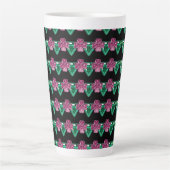 Blumen Edelsteine  Milchtasse (Vorderseite)