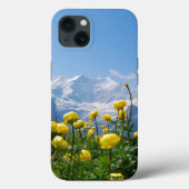 Blumen | Eiger Monch Schweizer Alpen Case-Mate iPhone Hülle (Rückseite)