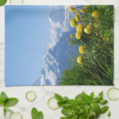 Blumen | Eiger Monch Schweizer Alpen Geschirrtuch (Gefaltet)