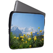 Blumen | Eiger Monch Schweizer Alpen Laptopschutzhülle (Vorne Rechts)