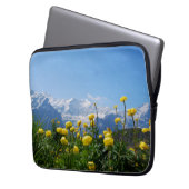 Blumen | Eiger Monch Schweizer Alpen Laptopschutzhülle (Vorderseite Links)