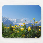 Blumen | Eiger Monch Schweizer Alpen Mousepad (Vorne)