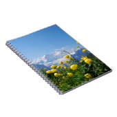 Blumen | Eiger Monch Schweizer Alpen Notizblock (Rechte Seite)