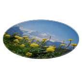 Blumen | Eiger Monch Schweizer Alpen Schneidebrett (Ecke)