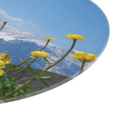 Blumen | Eiger Monch Schweizer Alpen Schneidebrett (Ecke)