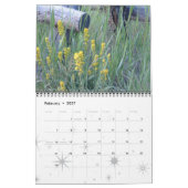 Blumen, ein Jahr der Farbe Kalender (Feb 2027)