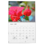 Blumen, ein Jahr der Farbe Kalender (Mär 2027)