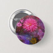 Blumen - ein visueller Blumenstrauß für Mama Button (Vorne & Hinten)