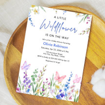 Blumen Eine kleine Wildblumen-Baby-Party